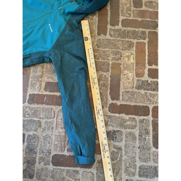 Columbia Women's Hot Thought Emerald Teal Jacket Size Small OmniHeat OmniTech - Picture 13 of 16